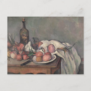 Carte Postale Paul Cezanne   Still Life with Onions, c.1895