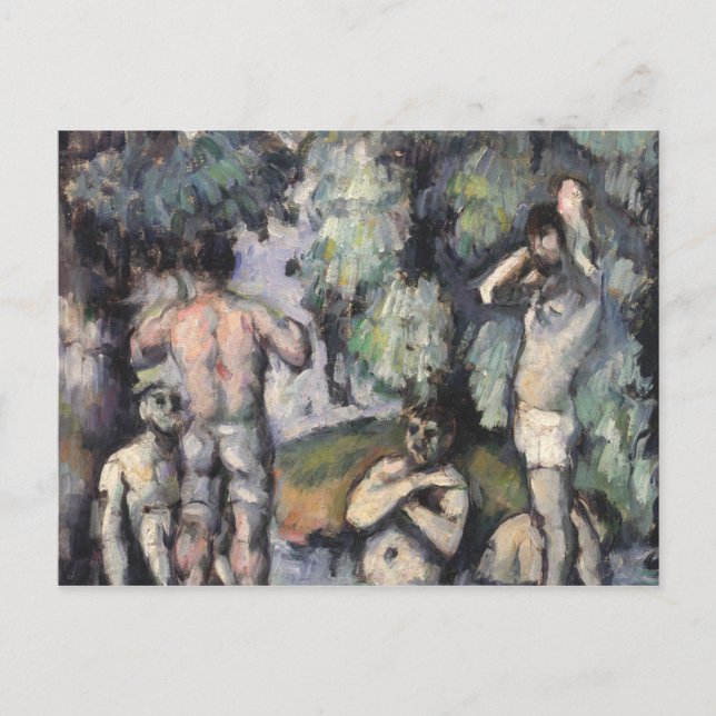 Carte Postale Paul Cezanne | The Five Bathers, c.1875-77 (Devant)