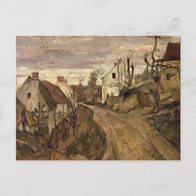 Carte Postale Paul Cezanne | The Village Road, Auvers, c.1872-73 (Devant)