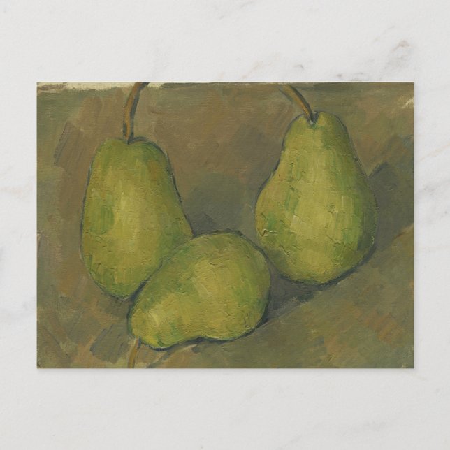 Carte Postale Paul Cezanne - Trois poires (Devant)