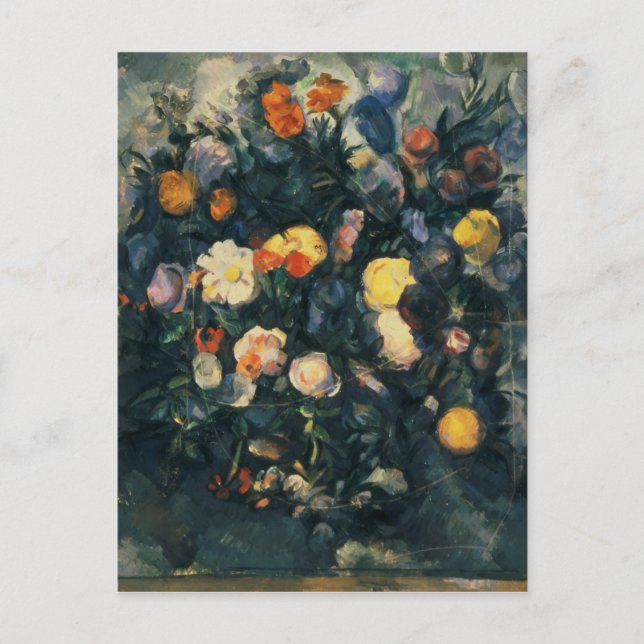 Carte Postale Paul Cezanne | Vase de fleurs, 19e (Devant)