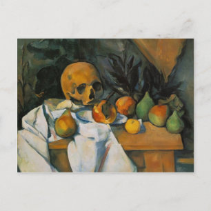Carte Postale Paul Cezanne - Vie morte avec le crâne