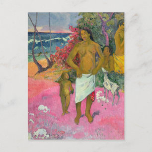 Carte Postale Paul Gauguin A Walk by the Sea, 1902