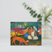 Carte Postale Paul Gauguin - Arearea / Le Chien Rouge (Debout devant)