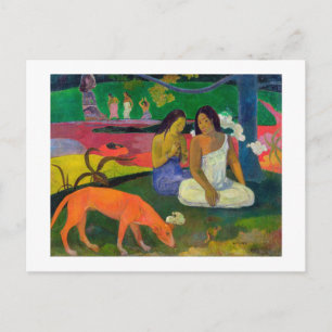 Carte Postale Paul Gauguin Arearea (The Red Dog) 1892
