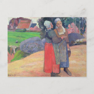 Carte Postale Paul Gauguin   Breton Peasants, 1894
