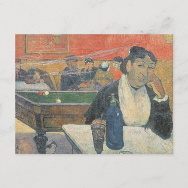 Carte Postale Paul Gauguin | Café à Arles, 1888 (Devant)