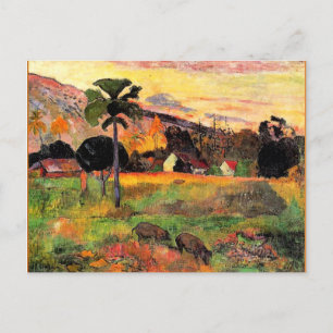 Carte Postale Paul Gauguin célèbre peinture, Venez ici