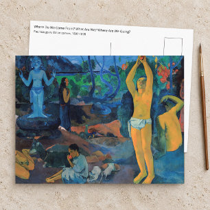 Carte Postale Paul Gauguin - D'où venons-nous ?