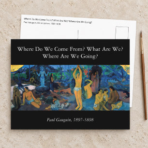 Carte Postale Paul Gauguin - D'où venons-nous ?