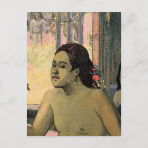 Carte Postale Paul Gauguin Eiaha Ohipa ou Tahitians dans une c
