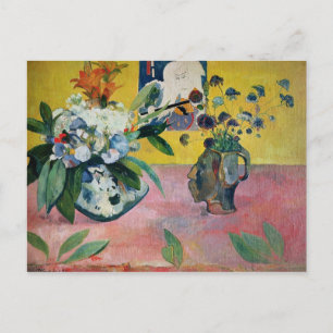 Carte Postale Paul Gauguin   Fleurs et une impression japonaise,