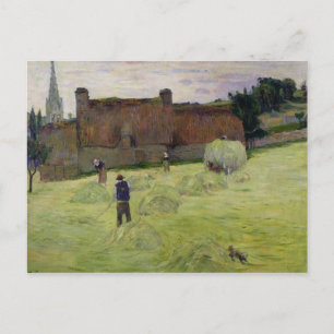 Carte Postale Paul Gauguin   Haymaking à Brittany, 1888