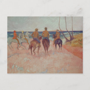 Carte Postale Paul Gauguin   Horseman on the Beach 1902