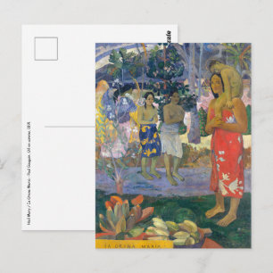 Carte Postale Paul Gauguin - Je vous salue Marie / Ia Orana Mari