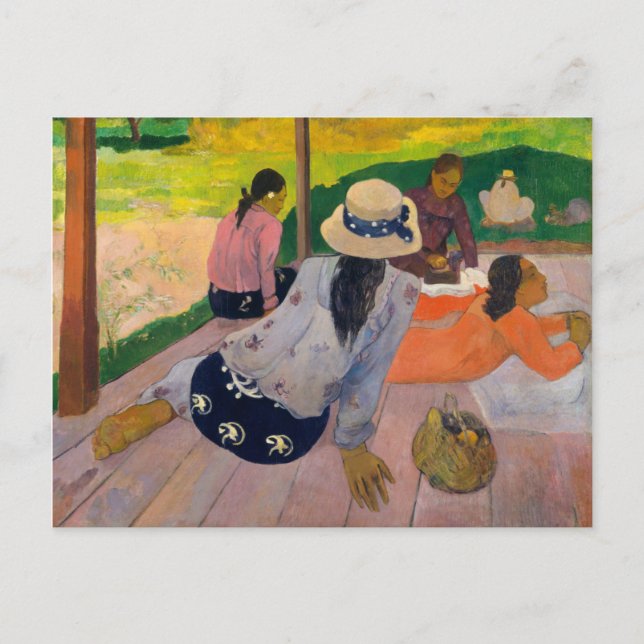 Carte Postale Paul Gauguin | La Siesta (Devant)