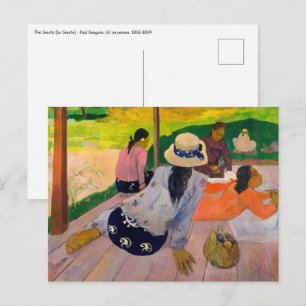 Carte Postale Paul Gauguin - La Sieste
