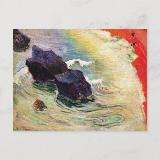 Carte Postale Paul Gauguin | La Vague (Devant)