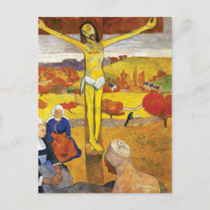 Carte Postale Paul Gauguin Le Christ Jaune Art Fin Vintage