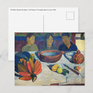 Carte Postale Paul Gauguin - Le Repas / Les Bananes