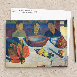 Carte Postale Paul Gauguin - Le Repas / Les Bananes
