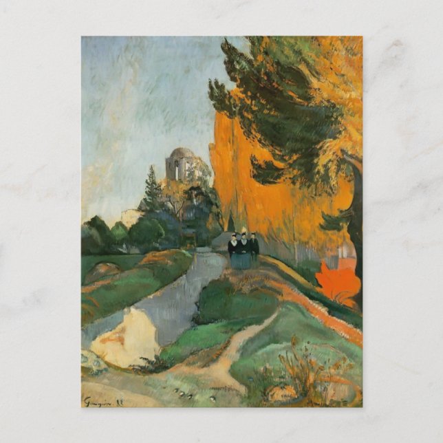 Carte Postale Paul Gauguin - Les Alyscamps (Devant)