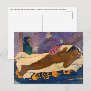 Carte Postale Paul Gauguin - L'Esprit des Morts Veillant