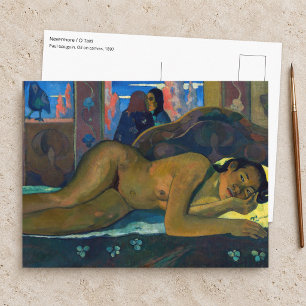 Carte Postale Paul Gauguin - Nevermore / O Taiti