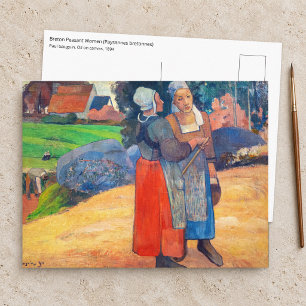Carte Postale Paul Gauguin - Paysannes Bretonnes