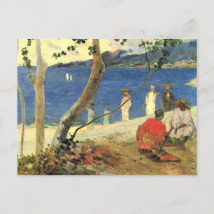 Carte Postale Paul Gauguin Porteuses de fruits à la baie de Turi