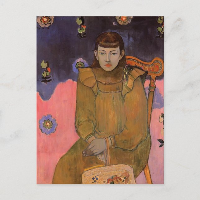 Carte Postale Paul Gauguin - Portrait d'une jeune femme, Vaite (Devant)