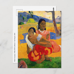 Carte Postale Paul Gauguin - Quand Vous Marierez-Vous ?