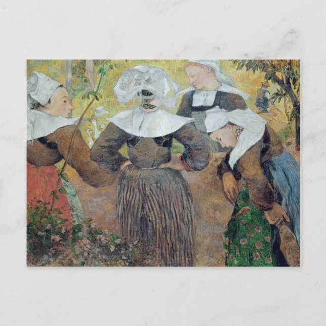Carte Postale Paul Gauguin | quatre femmes bretonnes, 1886 (Devant)