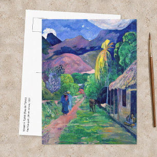 Carte Postale Paul Gauguin - Rue de Tahiti