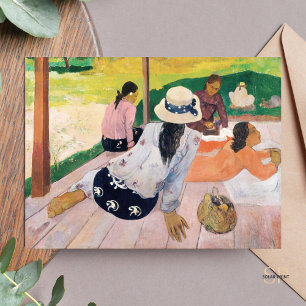Carte Postale Paul Gauguin Siesta Peinture Art Print