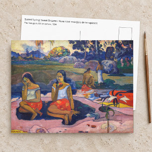 Carte Postale Paul Gauguin - Source sacrée, Douces Rêves