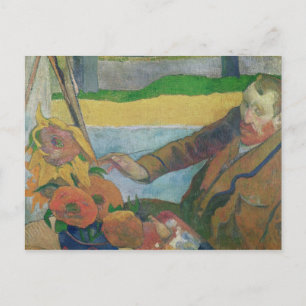 Carte Postale Paul Gauguin Van Gogh peinture Sunflowers, 1888