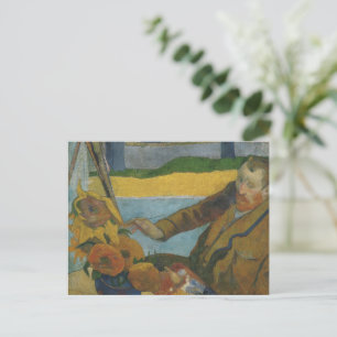 Carte Postale Paul Gauguin Vincent van Gogh peinture tournesols