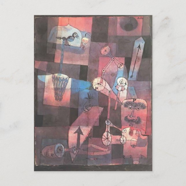 Carte Postale Paul Klee- Analyse des diverses perverses (Devant)