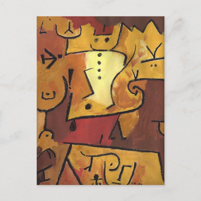 Carte Postale Paul Klee Art (Devant)