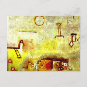 Carte Postale Paul Klee art : Reconstruction