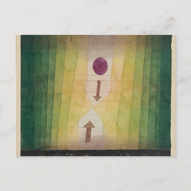 Carte Postale Paul Klee : Avant le Blitz (Devant)