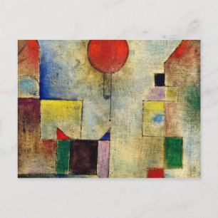 Carte Postale Paul Klee - Ballons rouges