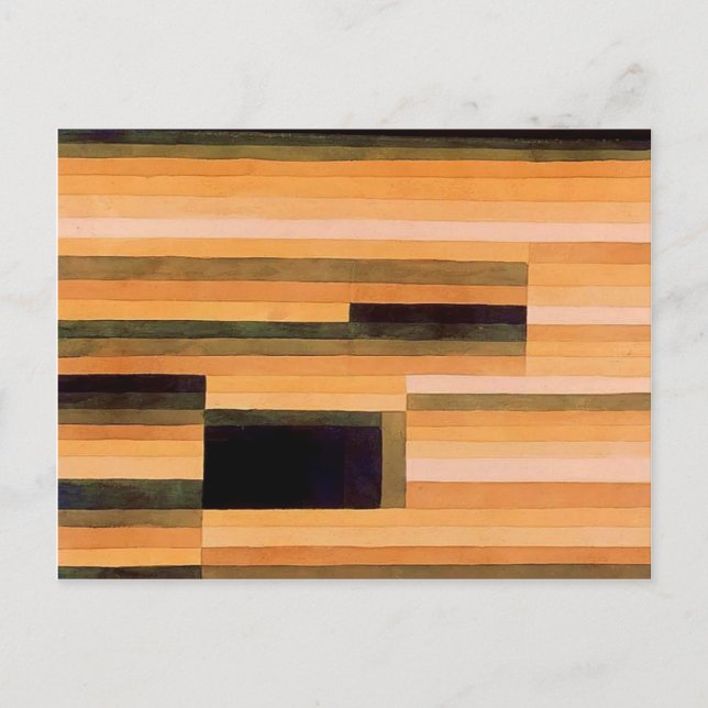 Carte Postale Paul Klee : Chambre Rock (Devant)