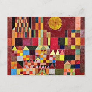 Carte Postale Paul Klee - Château Et Soleil