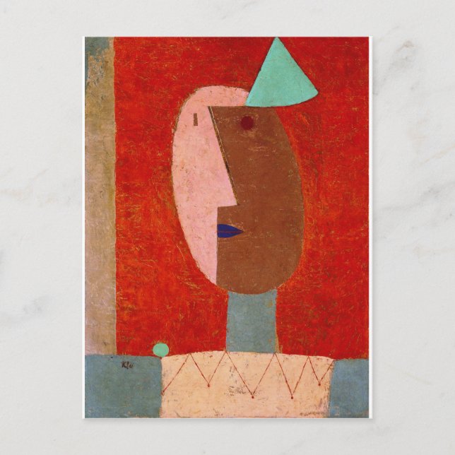 Carte Postale Paul Klee - Clown (Devant)