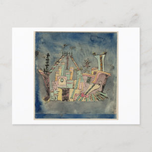 Carte Postale Paul Klee, "Garden on Debris", 1923