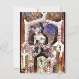 Carte Postale Paul Klee - Maisons d'été