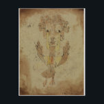 Carte Postale Paul Klee - Nouvel ange<br><div class="desc">Paul Klee - Nouveau Angel.Angelus Novus</div>