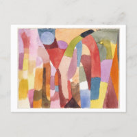 Paul Klee Peinture "Mouvement des chambres voûtées